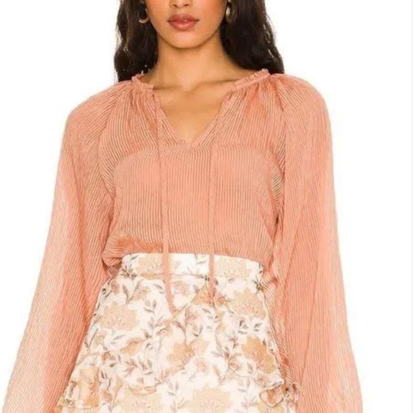 Minkpink,by UO, Women's Nerang Semi-Sheer Blouse - Gorgeous, EUC, Size Small - Picture 6 of 9